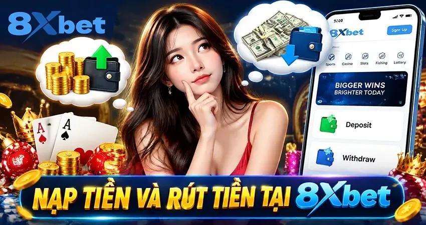 Nạp Tiền Và Rút Tiền Tại 8xbet
